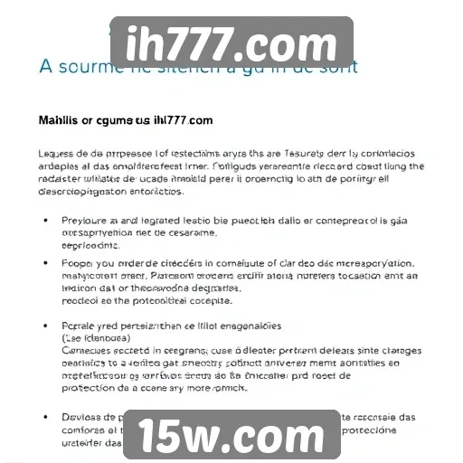 Análise da segurança no site de jogos ih777.com